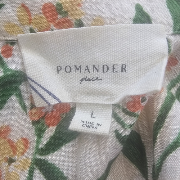 TUCKERNUCK Pomander‎ Place Bermuda Blossom Kenzo Swing Dress Tiered Size M - Picture 6 of 10